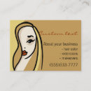 Recherche de consultant en matière de mode cartes visite Maquilleur