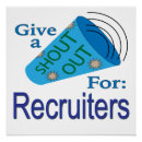 Recherche de recrutement posters Carrière