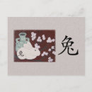 Recherche de symbole chinois vœux cartes Lapin