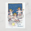 Recherche de trois anges cartes postales Vintage
