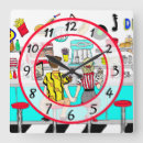 Recherche de 1950s horloges Diner