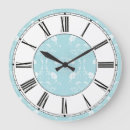 Recherche de bleu blanc horloges Motif