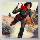 Recherche de wild west posters Vintage