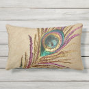 Recherche de plumes paon coussins Rétro