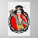 Zoek naar geisha kunst Schilderij