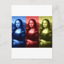 Recherche de mona lisa cartes postales Da vinci