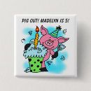 Zoek naar varken buttons Schattig