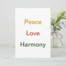 Recherche de harmonie vœux cartes Minimaliste