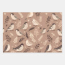 Zoek naar vintage vogels cadeaupapier Bruin
