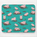 Recherche de porc drôle tapis souris Dessin animé