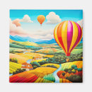 Recherche de ballons colorés magnets Paysage