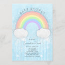 Zoek naar pastel rainbow baby shower invitations Pastelregenboog