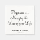 Recherche de citations de mariage serviettes Pour elle