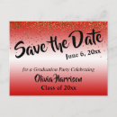 Recherche de graduation save the date cartes postales Noir et blanc