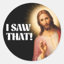 Recherche de pâques drôle autocollants Jésus