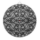 Recherche de motif vintage jeux de fléchettes Blanc