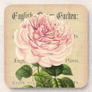 Zoek naar vintage bloemen onderzetters Roos