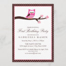Recherche de chouette invitations Enfant