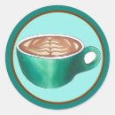 Recherche de maison blanche autocollants Café