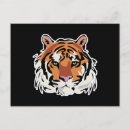 Recherche de visage de tigre cartes postales Animaux