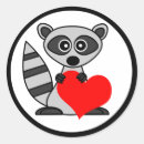 Recherche de bandit autocollants Racoon