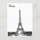 Recherche de tour eiffel noir et blanc cartes postales Voyage