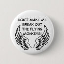 Recherche de singes drôles badges Humour