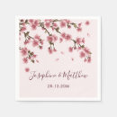 Recherche de fleurs de cerisier serviettes Floral