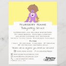 Recherche de bébés prospectus Garderie