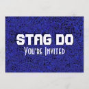 Recherche de stag invitations Bleu