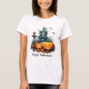 Recherche de château hanté tshirts Déplaisant