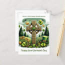 Recherche de croix irlandaise cartes postales Shamrock