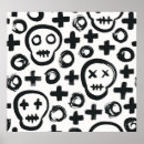 Zoek naar schedel schets posters Naadloos