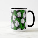 Zoek naar witte tulpen mokken Bloem