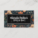Recherche de monogramme floral cartes visite Maquillage