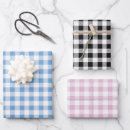 Recherche de damier papier cadeau En vichy
