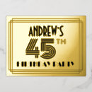 Zoek naar 45th birthday uitnodigingen 45 jaar oud