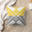 Recherche de gris jaune coussins Élégant