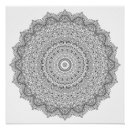 Recherche de mandala floral posters Abstrait