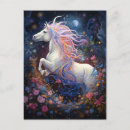Recherche de cheval coloré cartes postales Magique