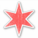Recherche de chicago autocollants Rouge