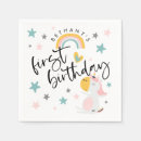 Recherche de mignonne licorne serviettes Invités