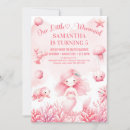 Recherche de sirène rose invitations Enfants