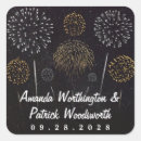 Zoek naar gouden vuurwerk stickers Zwart en goud