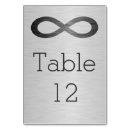 Zoek naar symbolen tafelkaarten Oneindig