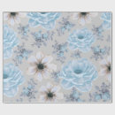 Recherche de bleu et argent papier cadeau Pour elle