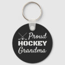 Recherche de joueur de hockey porteclés Bâton