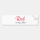 Recherche de rouge voiture autocollants Typographie