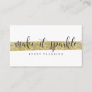 Zoek naar gebeurtenis planning visitekaartjes Glitter