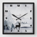 Recherche de rennes horloges Hiver